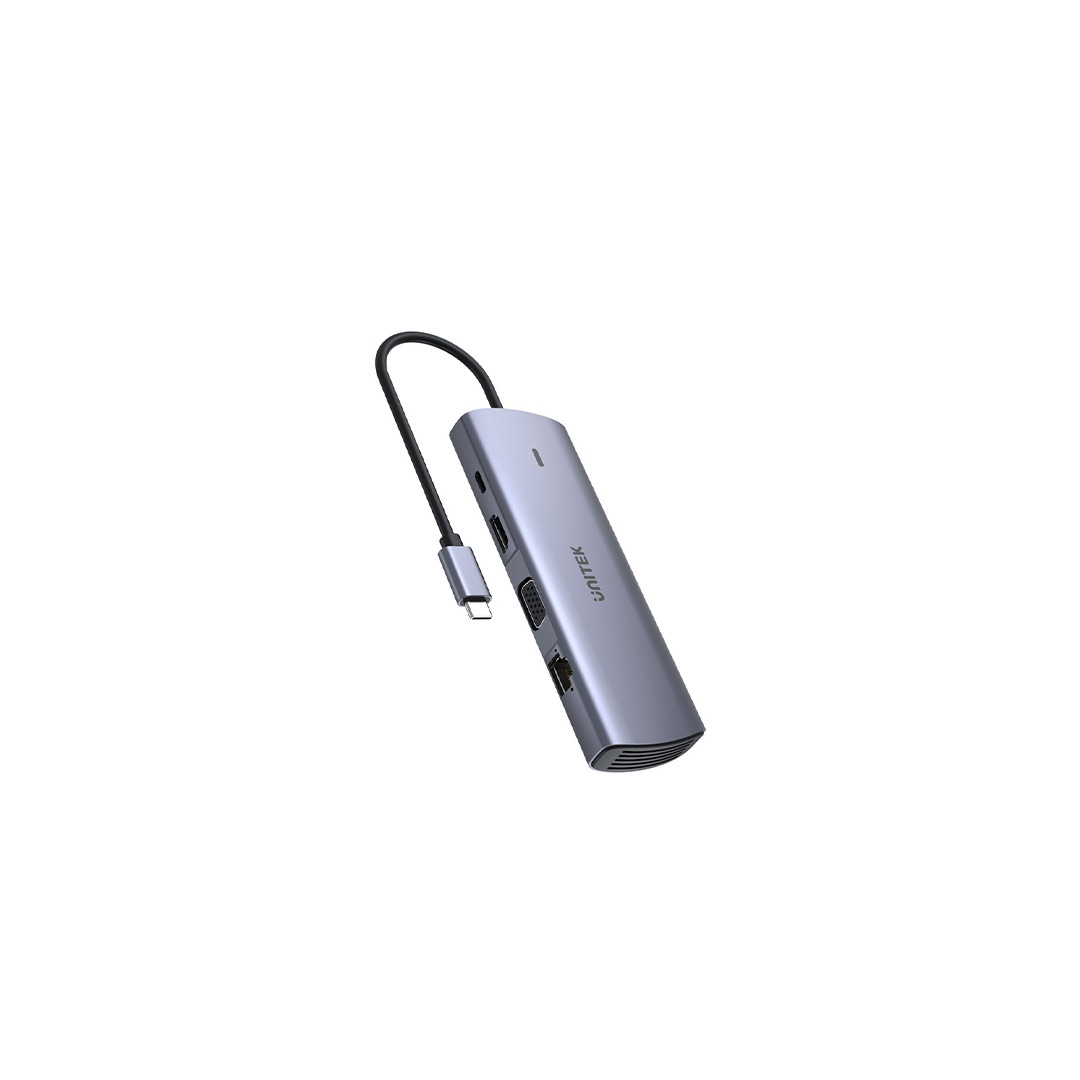 Buy Unitek 9-in-1 USB-C Hub with Dual Monitors in Qatar Buy Unitek 9-in-1 USB-C Hub with Dual Monitors in Qatar